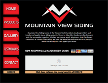 Tablet Screenshot of mountainviewsiding.com